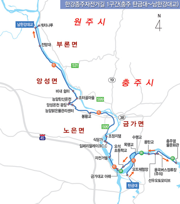 남한강대교-원주 이미지