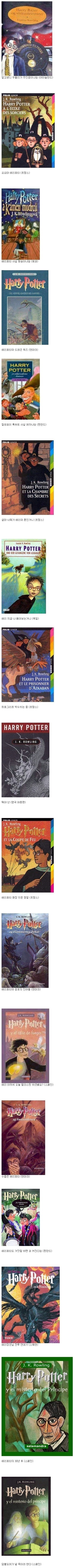 해리포터 나라별 책 표지 | 인스티즈