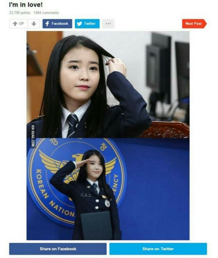 아이유 사진을 본 외국인들 | 인스티즈