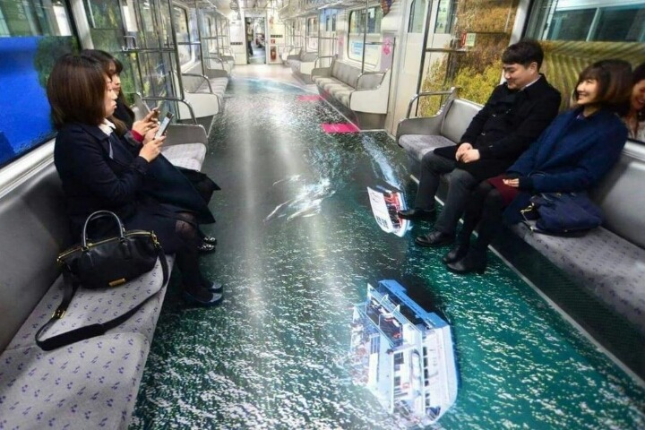 칙칙한 분위기를 확 바꾼 서울지하철7호선의 모습 | 인스티즈