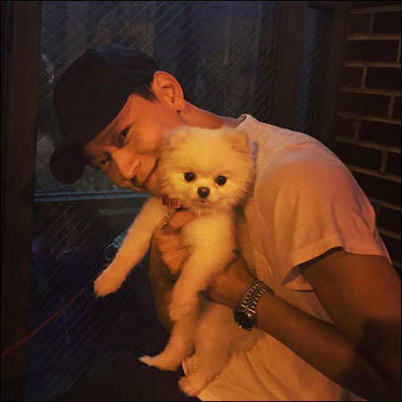 강동원과 강아지 | 인스티즈