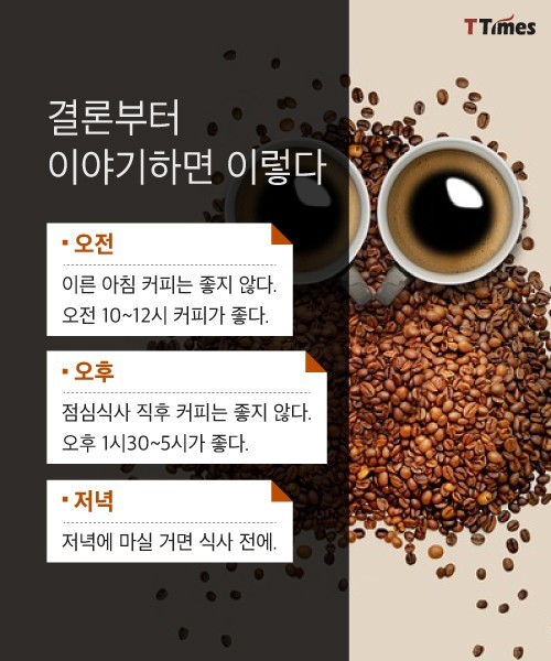 커피는 언제 마시는게 좋을까 | 인스티즈