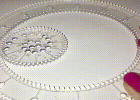 신기한 문양 그리기.gif | 인스티즈