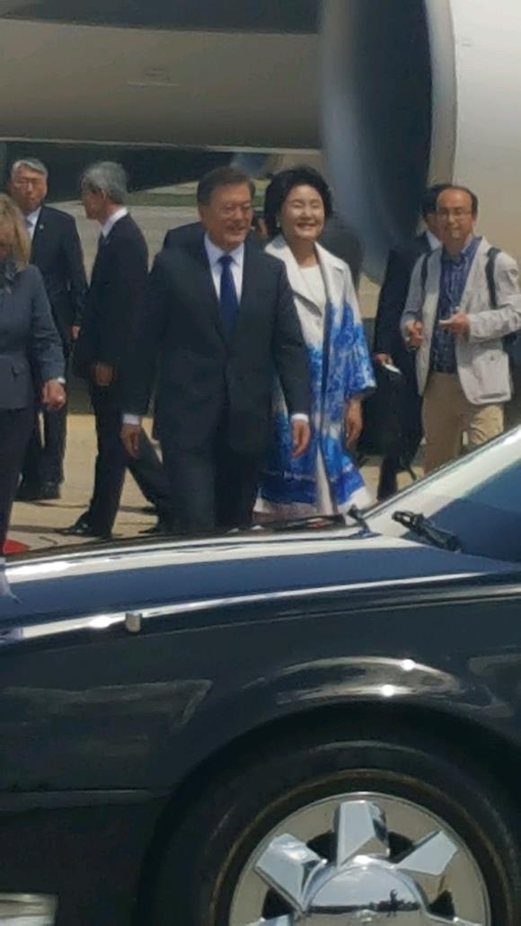 문재인 대통령 미국 워싱턴 도착 사진 .jpg | 인스티즈