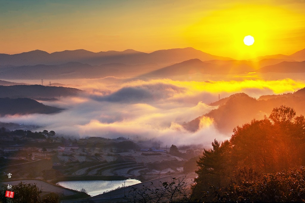 산골마을 이미지
