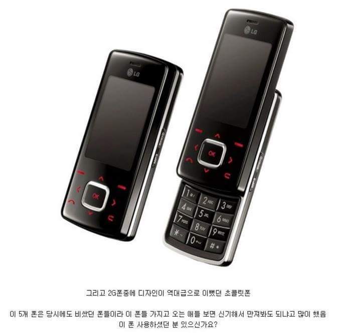 한 때 혁명적이었던 옛날 핸드폰들 | 인스티즈