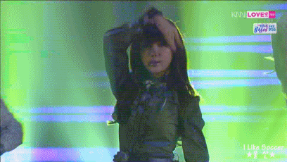 러블리즈 - Destiny 무대 중 케이 엔딩.gif | 인스티즈