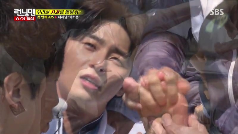 어제자 런닝맨식 사과 방식&지효 마빡은 지켜주고 싶었던 유재석.jpg | 인스티즈