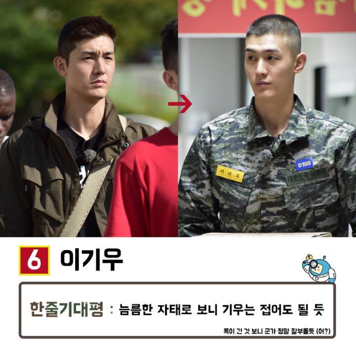 진짜사나이2 해병대식 삭발 전후 | 인스티즈