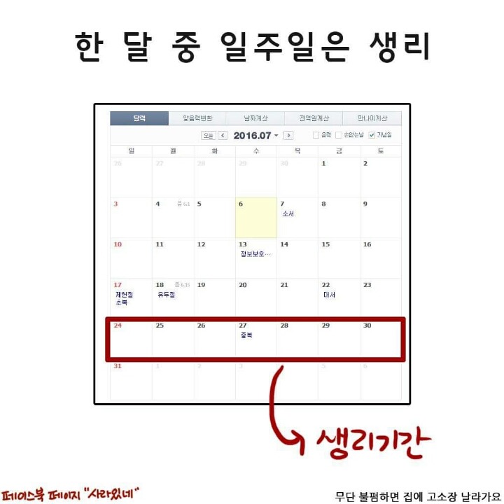 남자들은 평생모를 생리의 고통 | 인스티즈