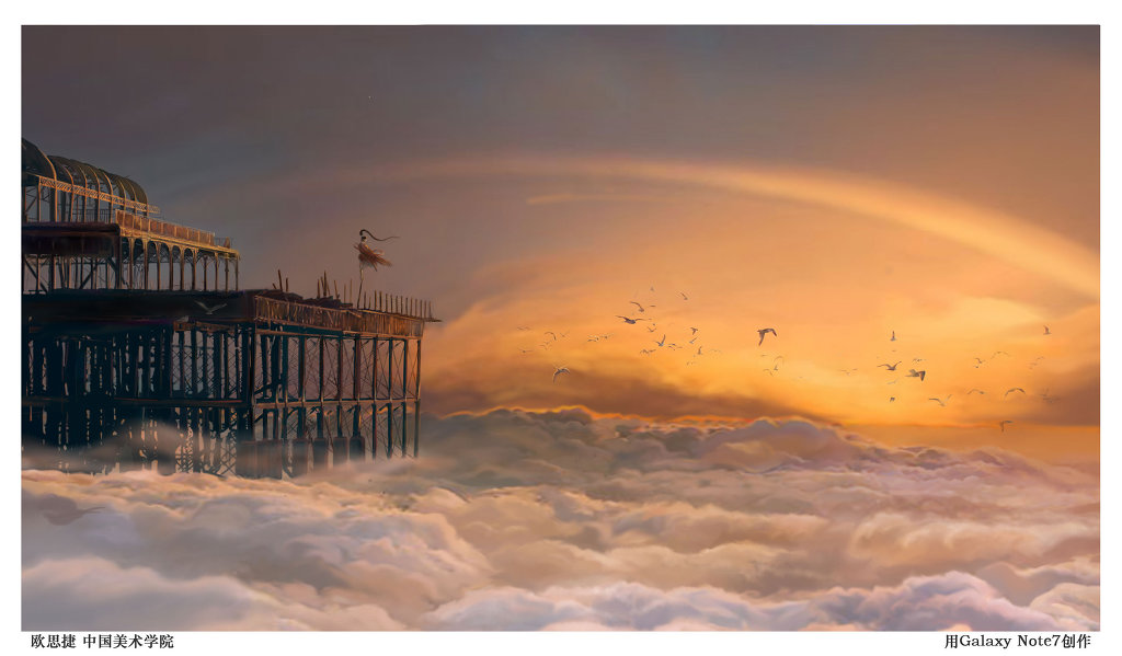 중국 미대생들이 갤럭시노트7으로 그린 그림들.jpg | 인스티즈