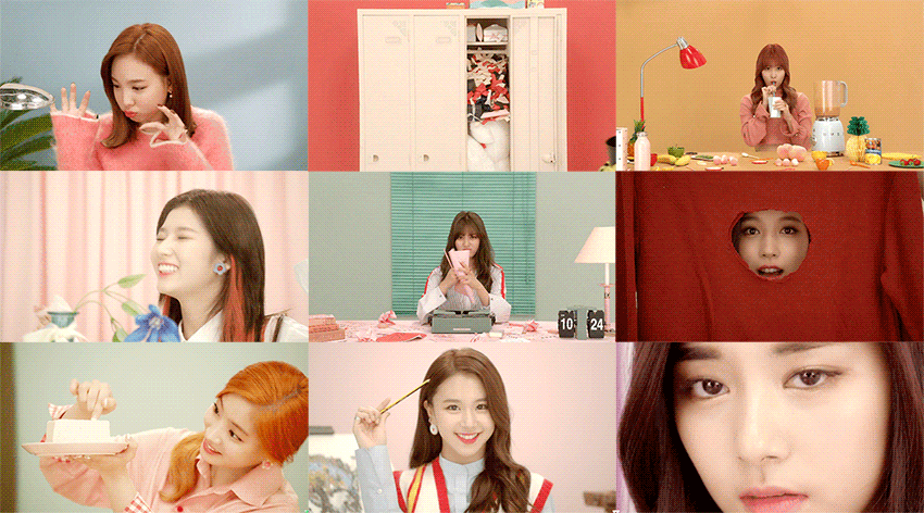 [twice] 트와이스 이번3집 TT 9분할짤.gif | 인스티즈