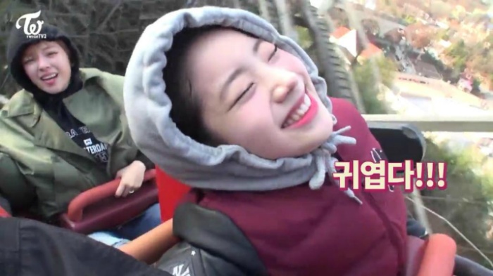 오늘자 놀이기구탄 트와이스.gif | 인스티즈
