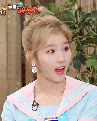 사나 비주얼에 대한 오해.gif | 인스티즈