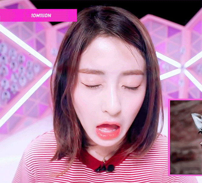 프듀48 연생들이 뽑은 비주얼 3등 허윤진.gif | 인스티즈
