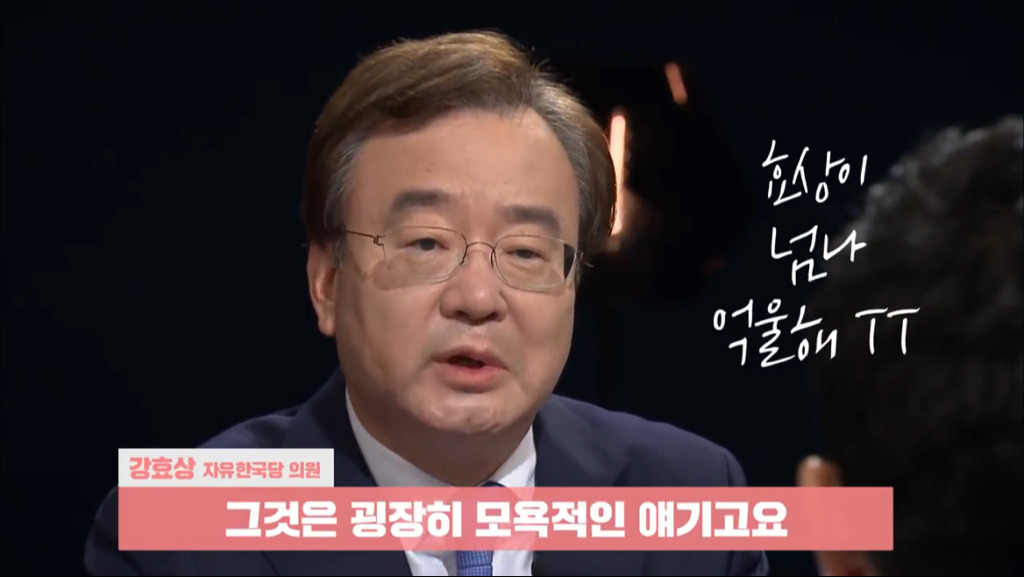자유한국당 강효상 제대로 멕이는 최욱 ㅋㅋㅋ | 인스티즈