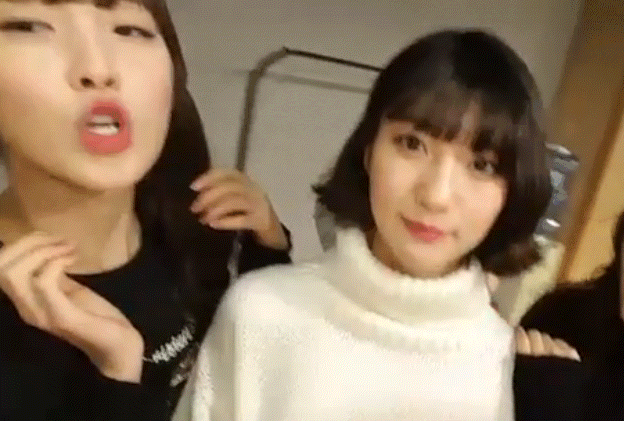 오마이걸 비니&amp;아린.gif | 인스티즈