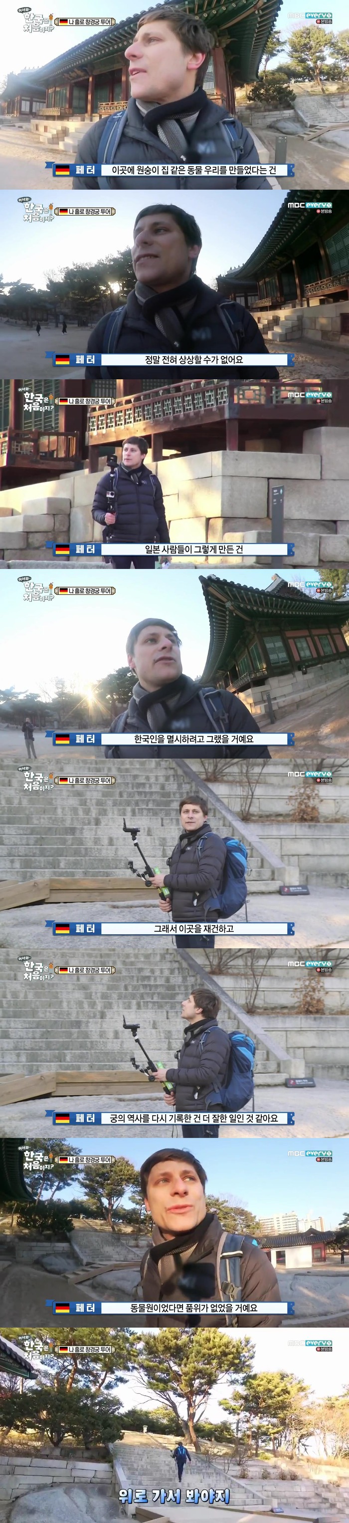 [어서와한국은처음이지] 독일인 페터 "일본 사람들이 그렇게 만든건 한국인을 멸시하려고 그랬을 거에요" | 인스티즈