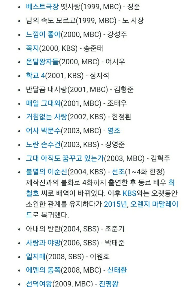 조민기 연기경력 | 인스티즈