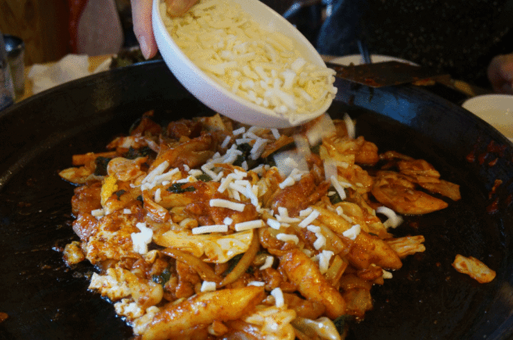 철판닭갈비 움짤 | 인스티즈