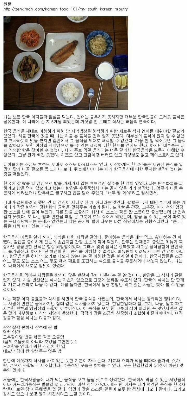 외국인이 분석한 한식.jpg | 인스티즈