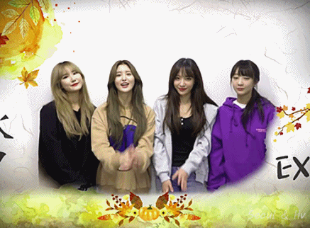 EXID 추석인사 gif | 인스티즈