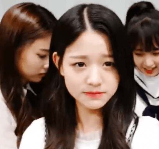 아이즈원 막내 장원영 팔자 눈썹 만들기.gif | 인스티즈