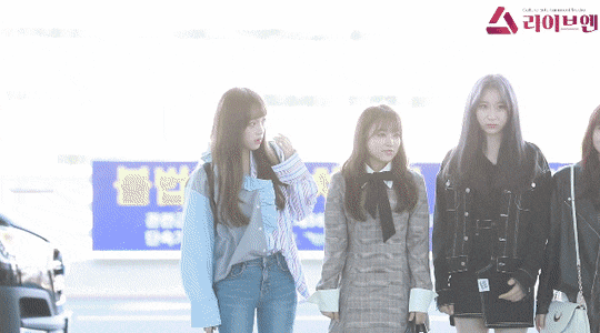 처음으로 완전체로 출국하는 아이즈원.gif | 인스티즈