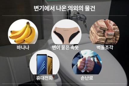 변기에서 나온 의외의 물건들.jpg | 인스티즈