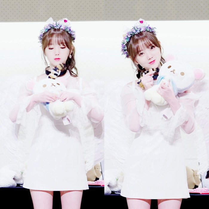 심하게 감기걸려서 말한마디 못했다고 하던 날 러블리즈 케이 모습.gif | 인스티즈